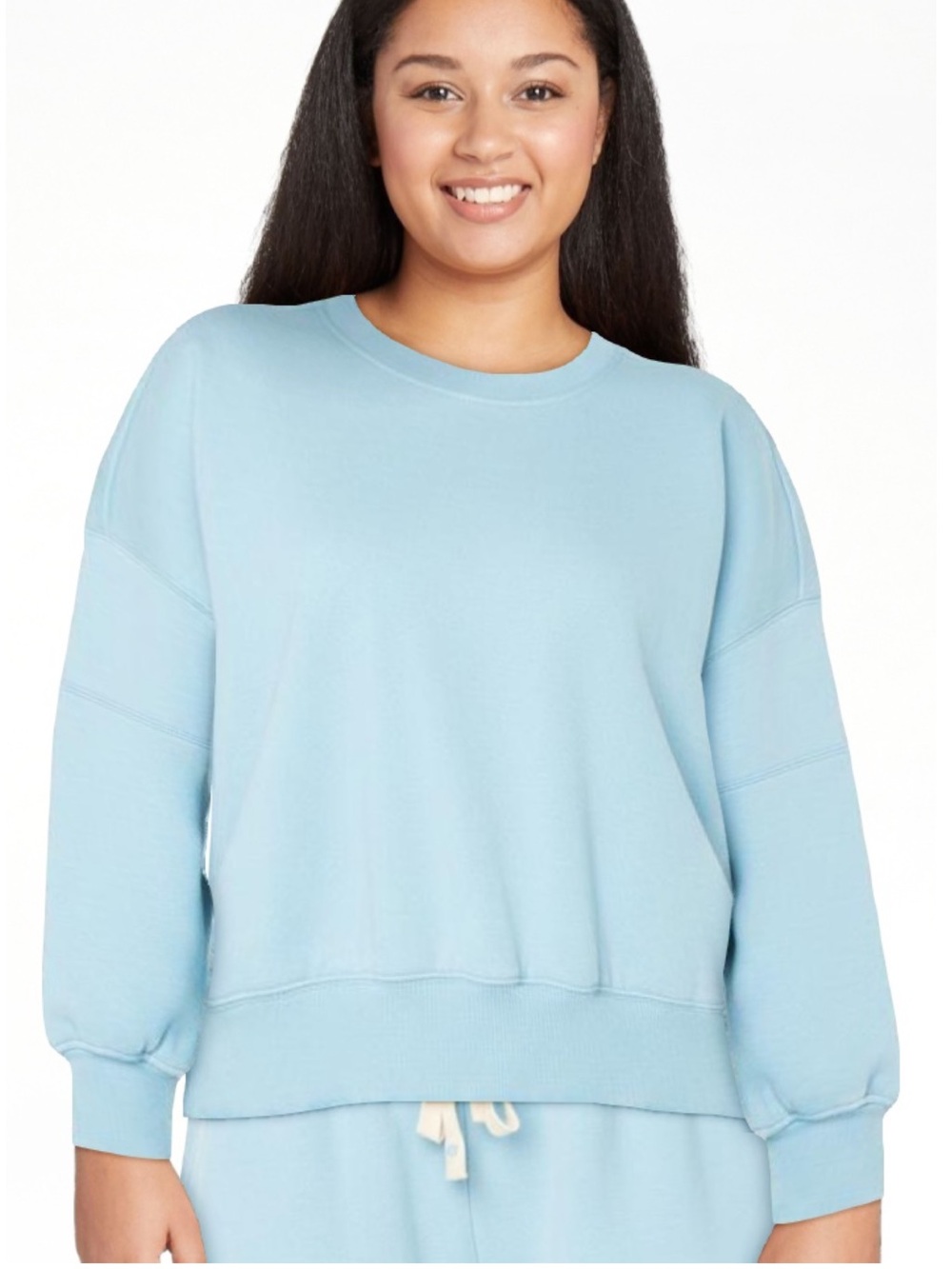 Celebrity Pink Light Blue Pullover Sweatshirt